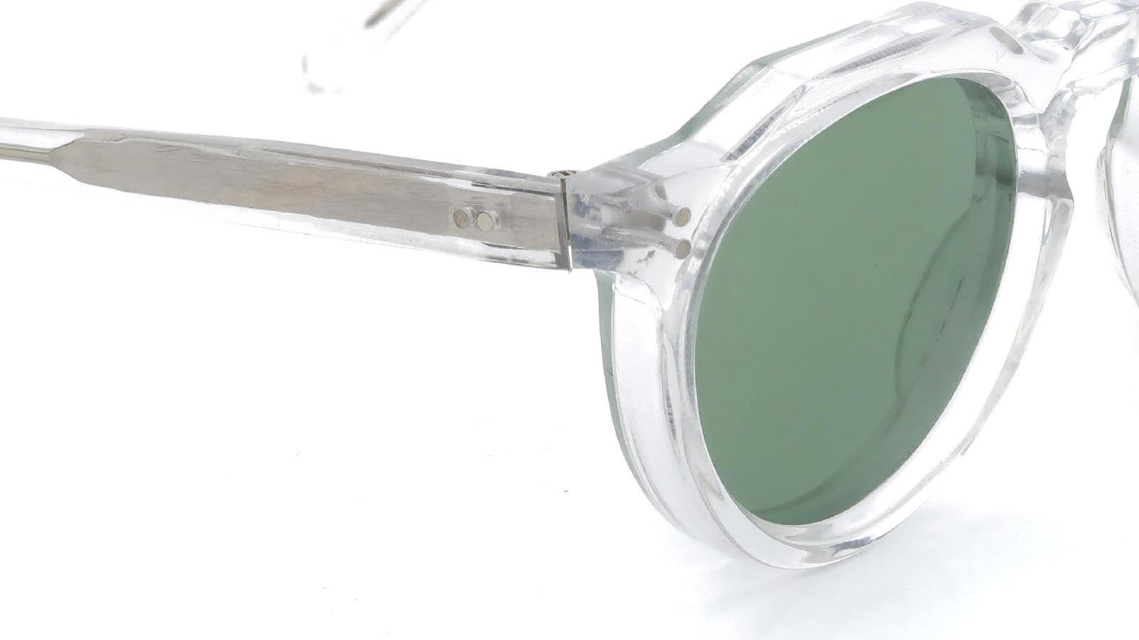 Lesca レスカ VINGTAGE Crown-Panto Crystal 8mm (v6) Green-Lens ポンメガネ