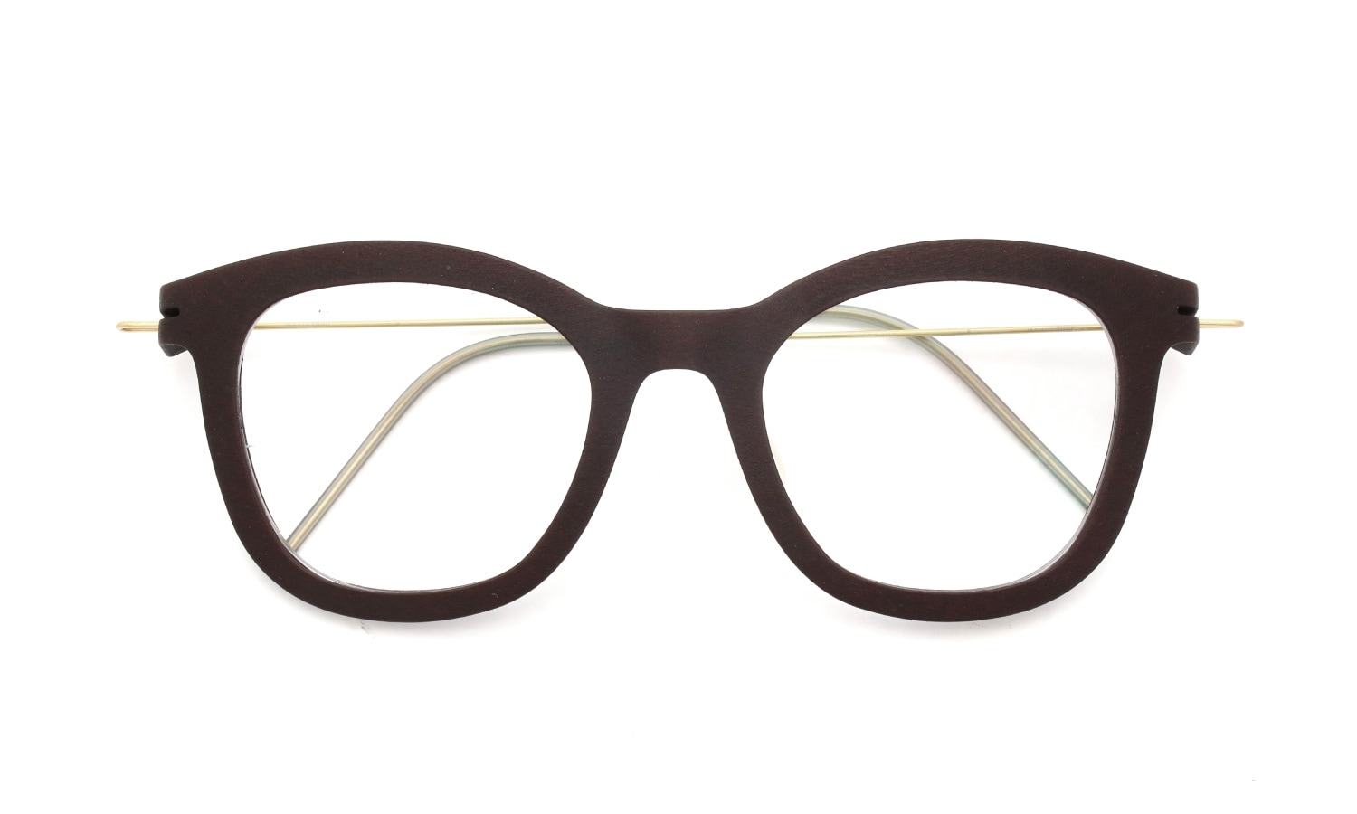 Annu アヌー Clip Bold/Float メガネ Cateye 09 M 金属アームパット DBR-Float/Gold 49□19