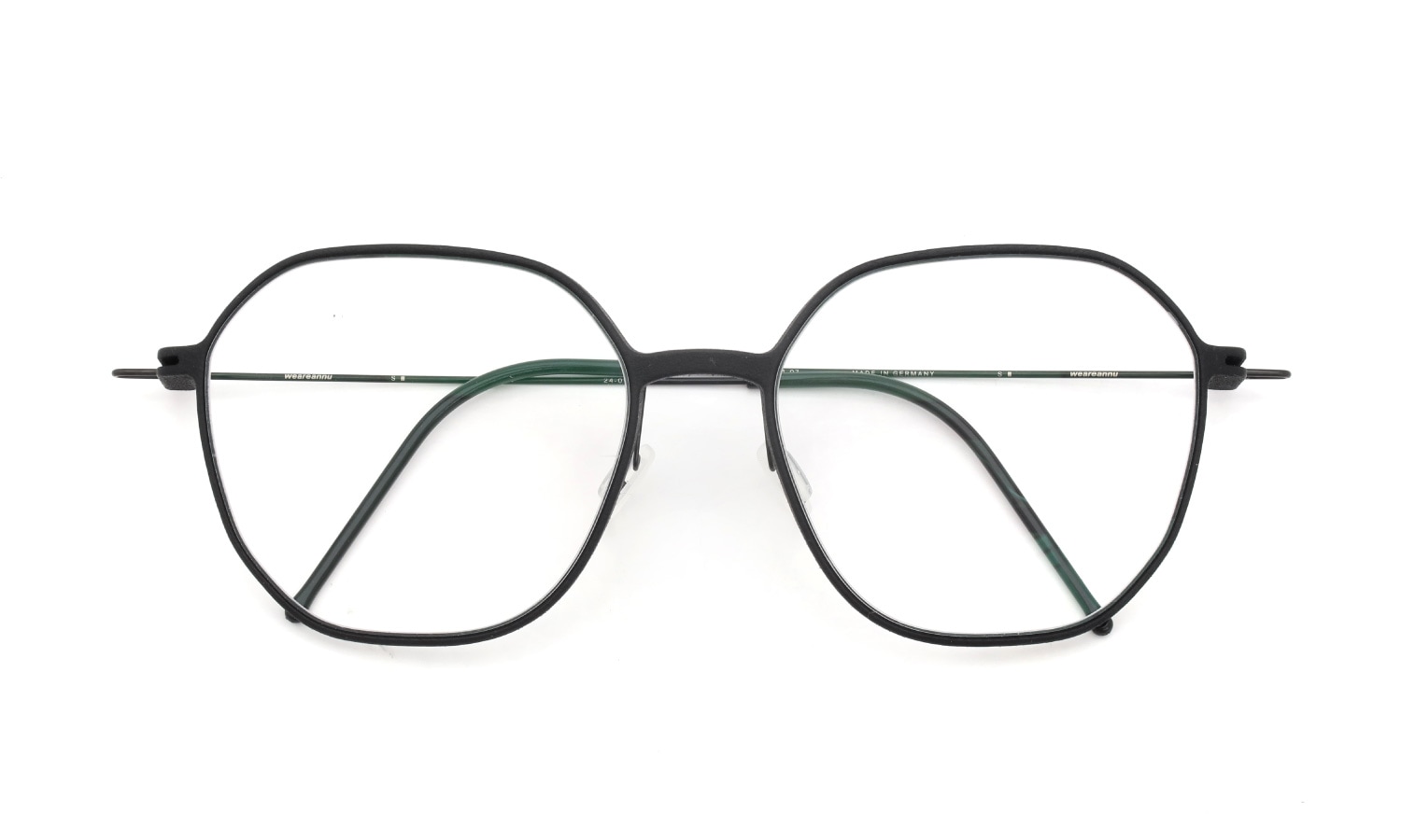 Annu アヌー Clip Bold/Float メガネ Cateye 11 L 金属アームパット BLK-Float/Black 54□18