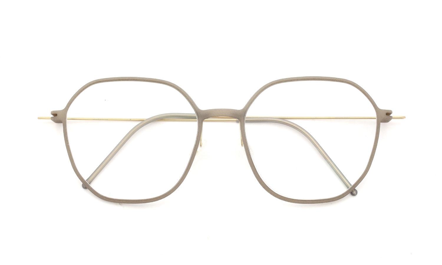 Annu アヌー Clip Bold/Float メガネ Cateye 11 L 金属アームパット STN-Float/Gold 54□18