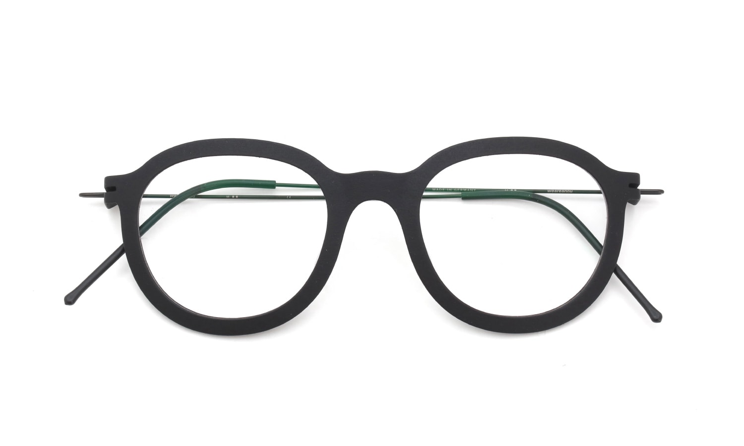 Annu アヌー Boldシリーズ メガネ Panto 07 M 金属アームパット BLK-Float/Black