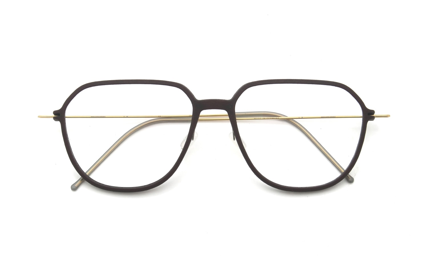 Annu アヌー メガネ Panto 14 L 金属アームパット DBR-Float/Gold