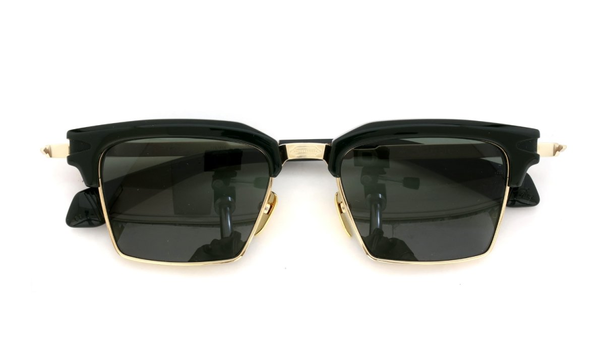 JACQUESMARIEMAGE サングラス ALIN Viper/Pine Gold Mirror