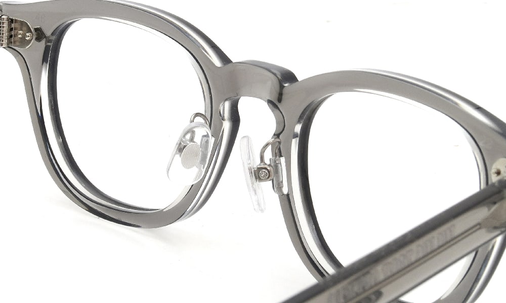 JULIUS-TART-OPTICAL 眼鏡の鼻あて・パット交換 AR46-22 GRAY CRYSTAL2 2