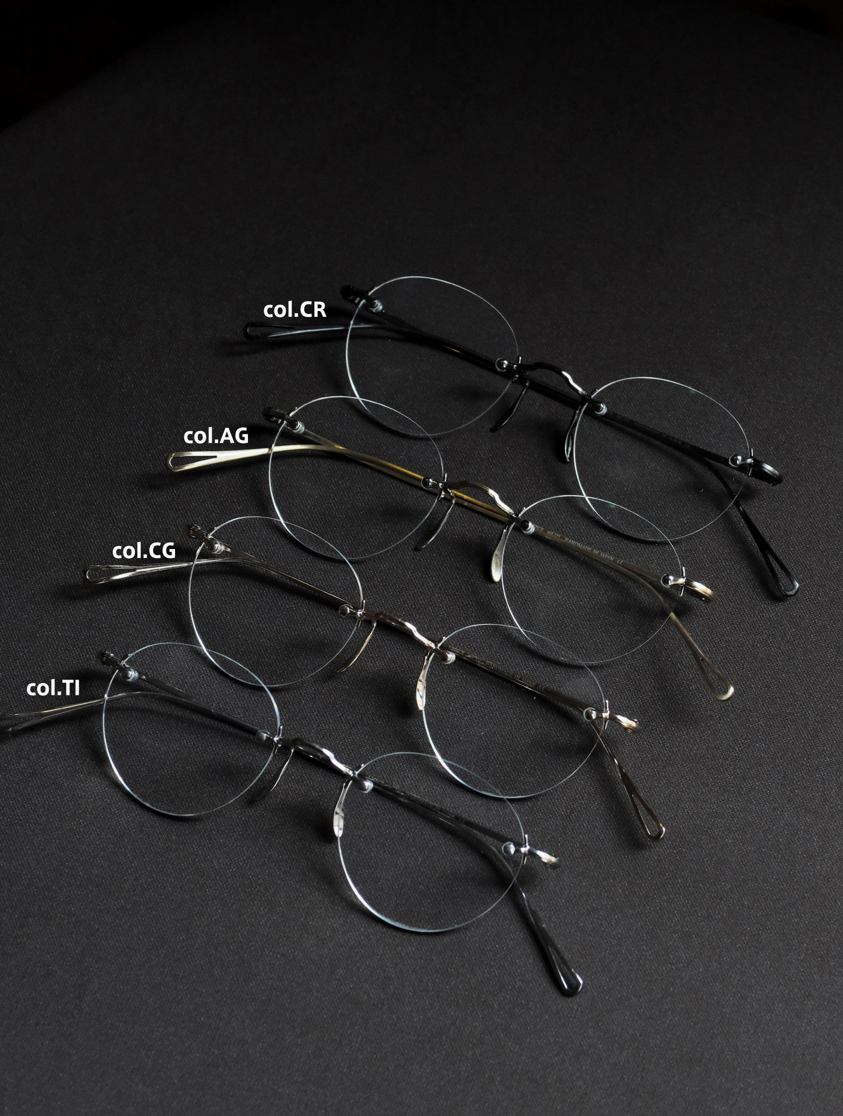 ayame 最新リムレスフレーム 3PIECE 入荷