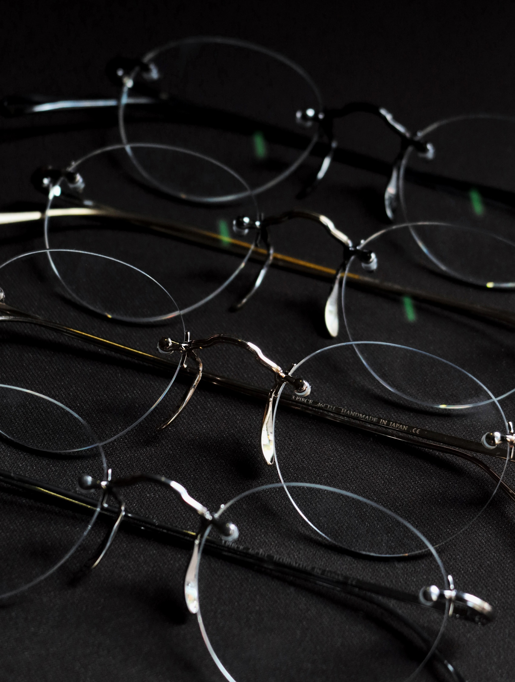 ayame 最新リムレスフレーム 3PIECE 入荷