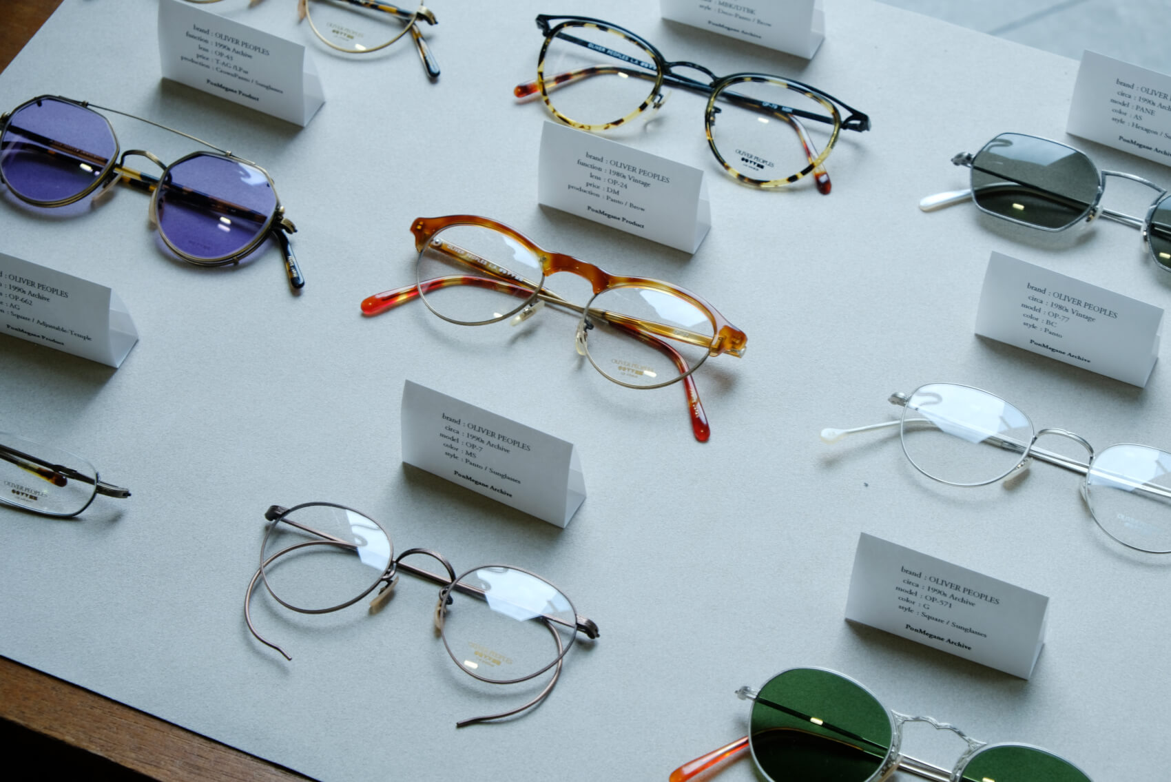 OLIVER PEOPLES‐1980's‐1990's