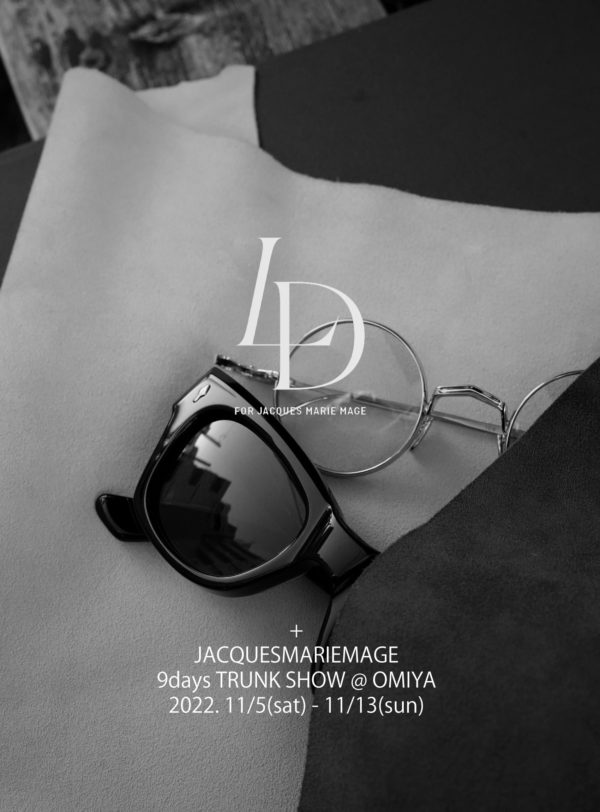 JACQUESMARIEMAGE 9days TrunkShow 2022 / 11月1日より 