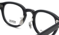 パット加工事例 No.114 MOSCOT LEMTOSH 46 BLACKに埋め込み式フルメタルチタンパットの場合
