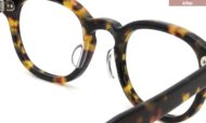 パット加工事例 No.346 MOSCOT LEMTOSH 49size TORTOISE に溶着式クリアパット・大の場合