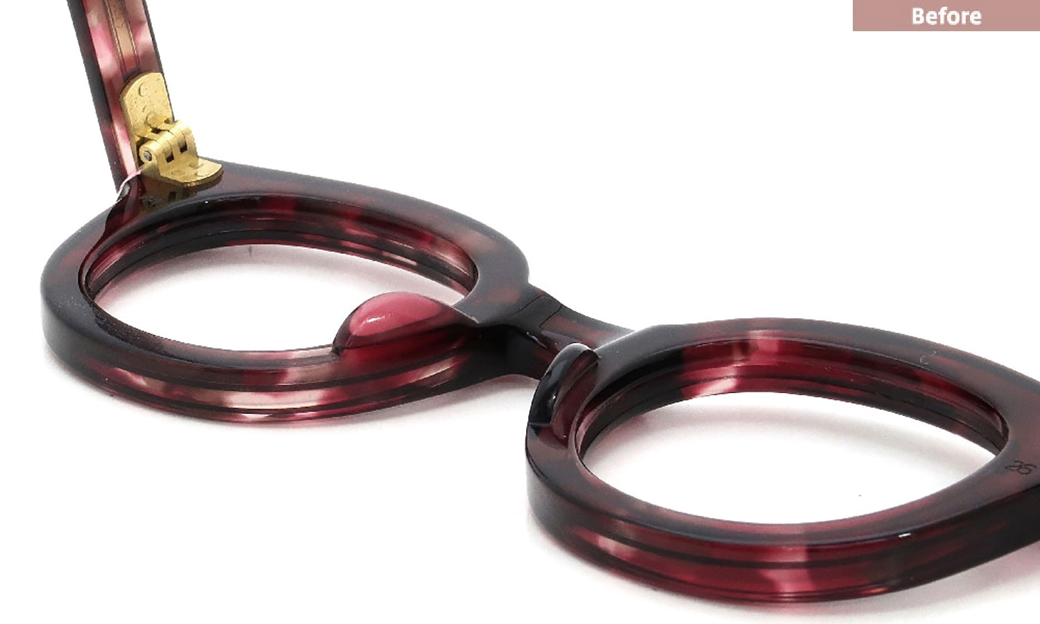 パット加工事例：349 MAX PITTION PANTO-44 RUBY ROUGE パット種類：Clear-Pad/L 3