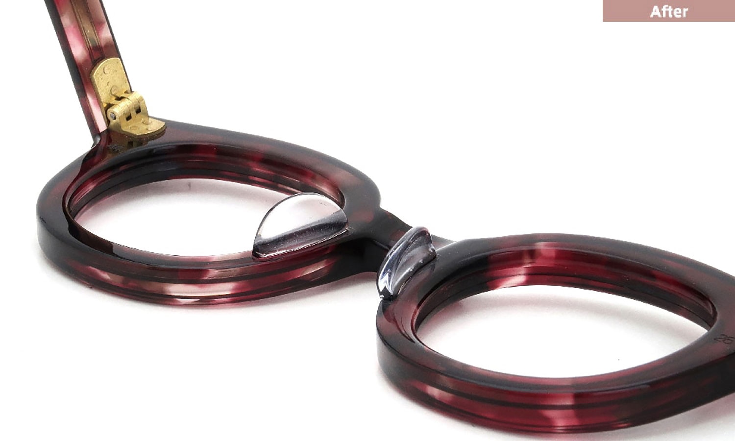 パット加工事例：349 MAX PITTION PANTO-44 RUBY ROUGE パット種類：Clear-Pad/L 4