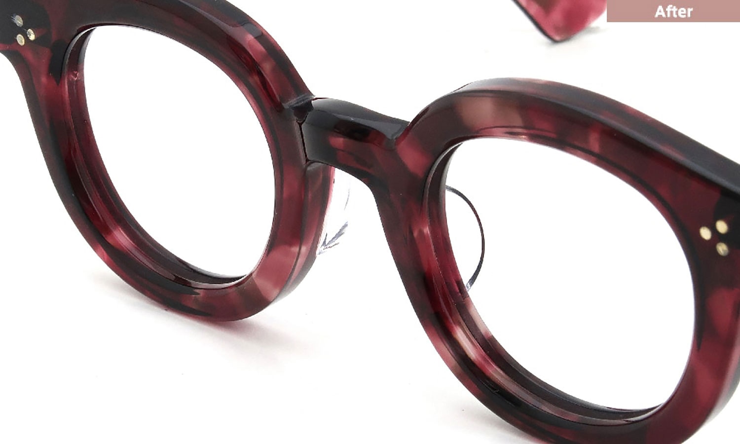 パット加工事例：349 MAX PITTION PANTO-44 RUBY ROUGE パット種類：Clear-Pad/L 5