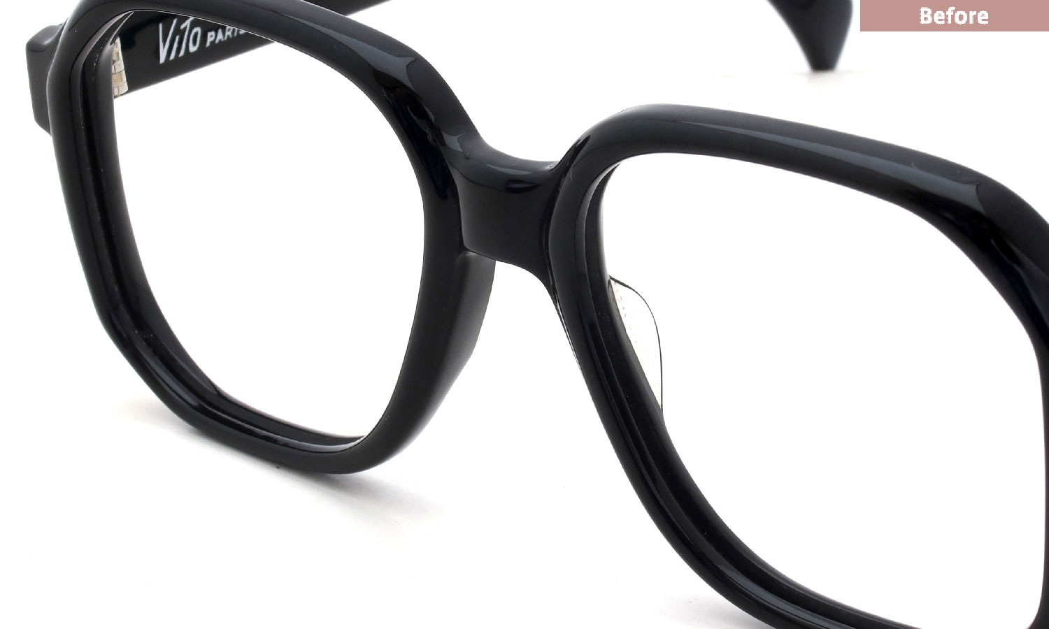 パット加工事例：382 VITO PARIS MIKE F2 Black パット種類：Clear-Pad/L 3