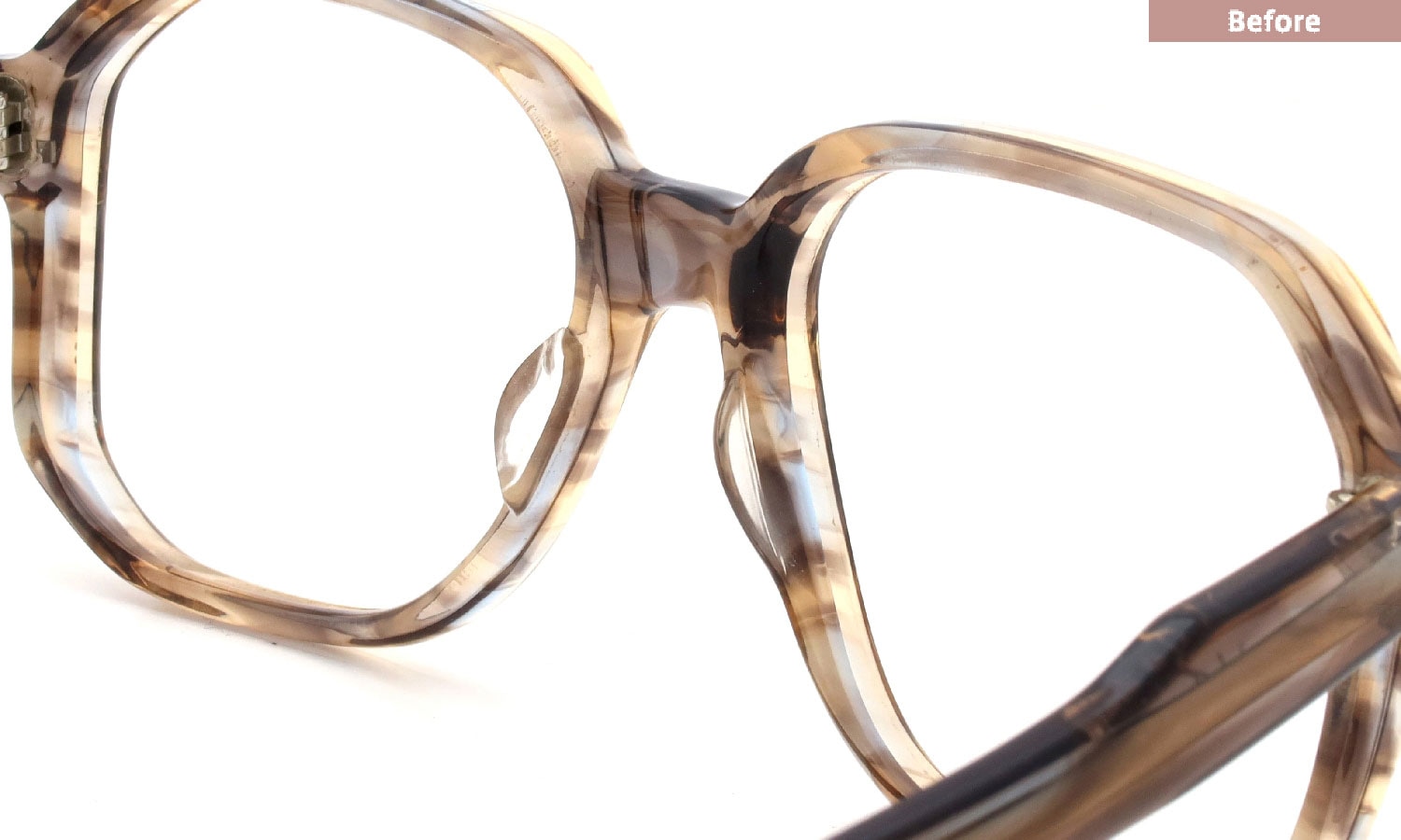 パット加工事例：380 VITO PARIS MIKE F52 Ash-Blue-Sand パット種類：Clear-Pad/L 1