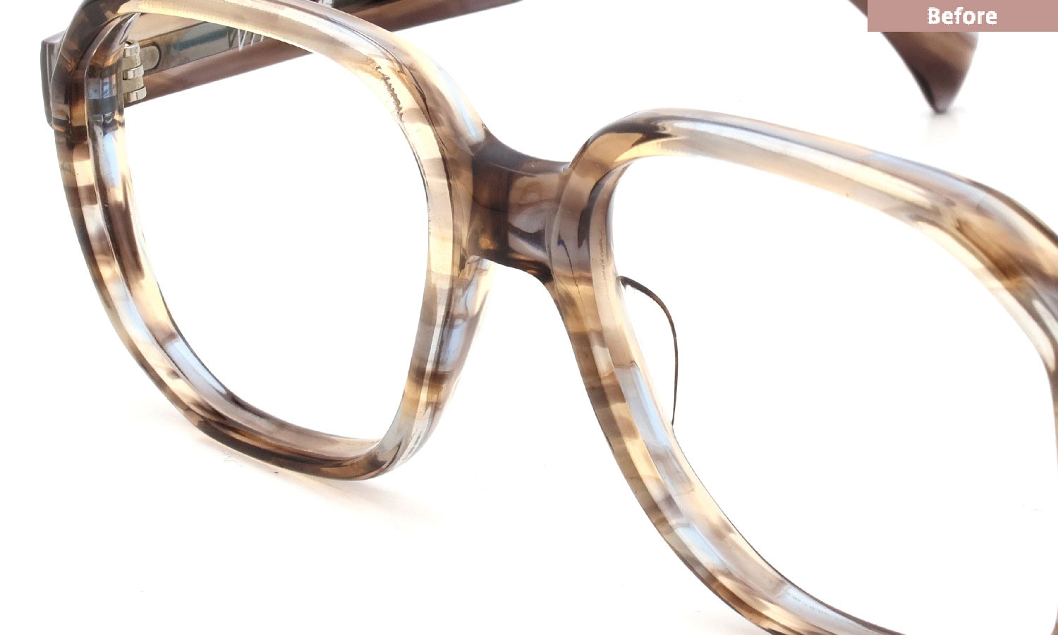 パット加工事例：380 VITO PARIS MIKE F52 Ash-Blue-Sand パット種類：Clear-Pad/L 5