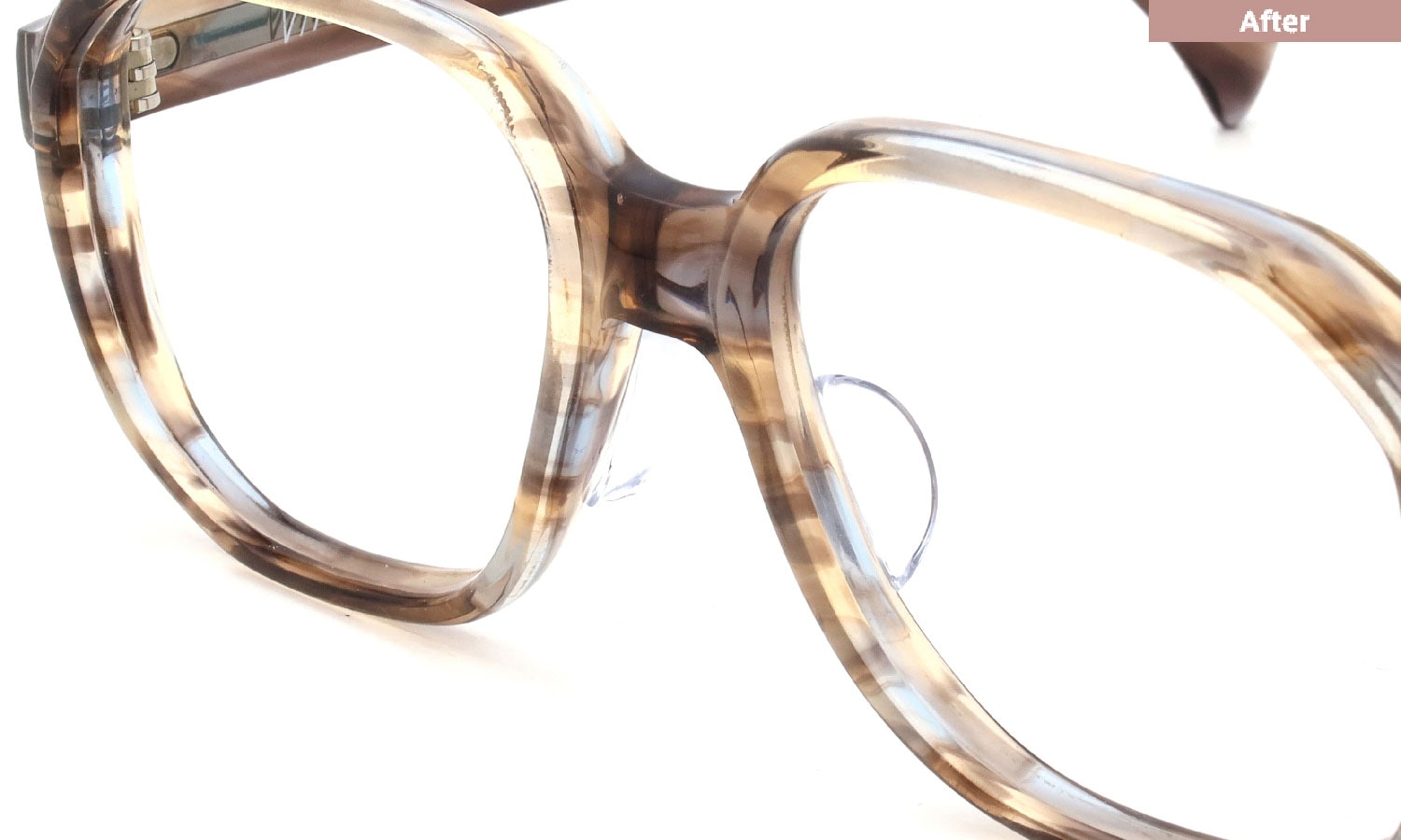 パット加工事例：380 VITO PARIS MIKE F52 Ash-Blue-Sand パット種類：Clear-Pad/L 6