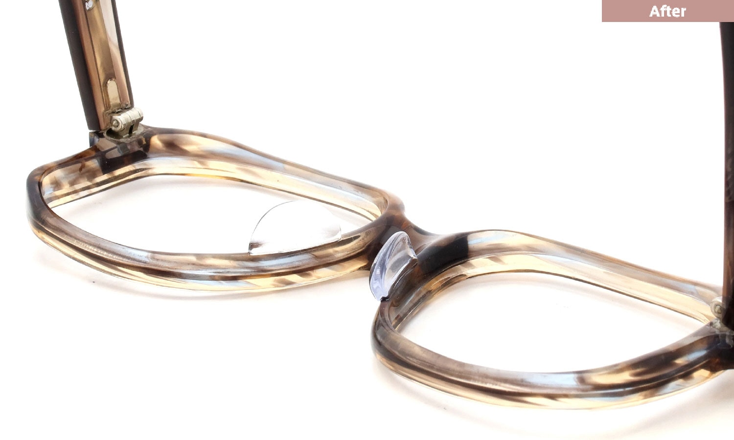 パット加工事例：380 VITO PARIS MIKE F52 Ash-Blue-Sand パット種類：Clear-Pad/L 4