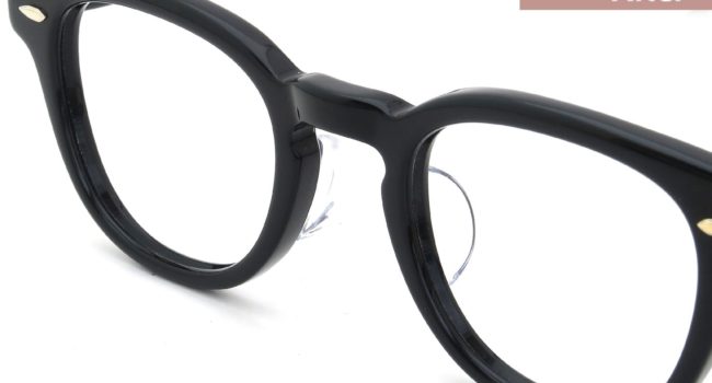 パット加工事例 No.419 EYEVAN Webb(45) PBKに溶着式クリアパット・大の場合