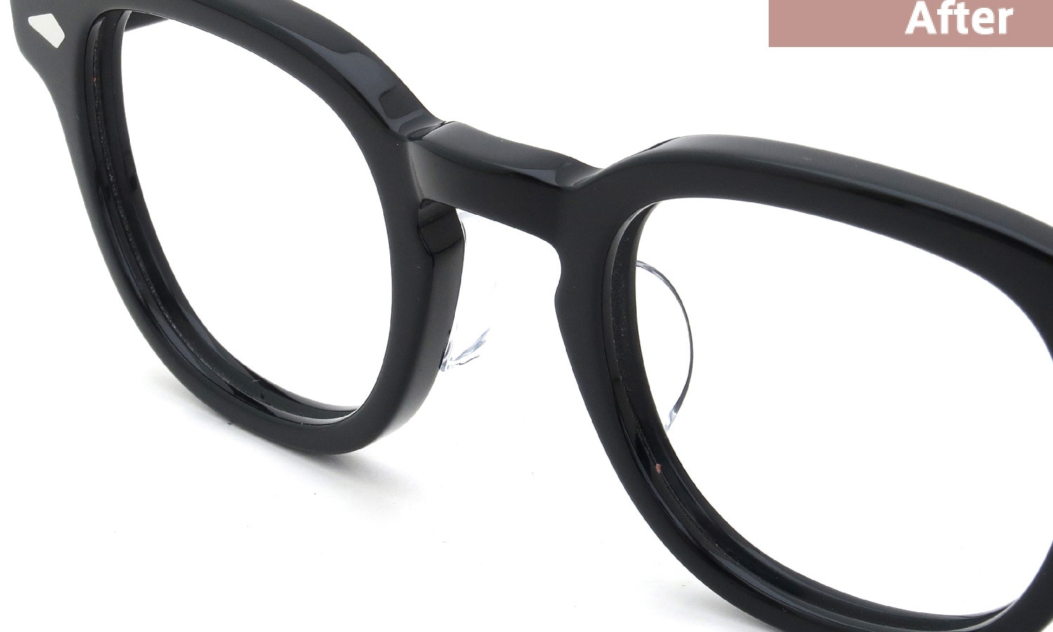 パット加工事例：423 MOSOCT LEMTOSH(46) BLACK パット種類：Clear-Pad/L 1