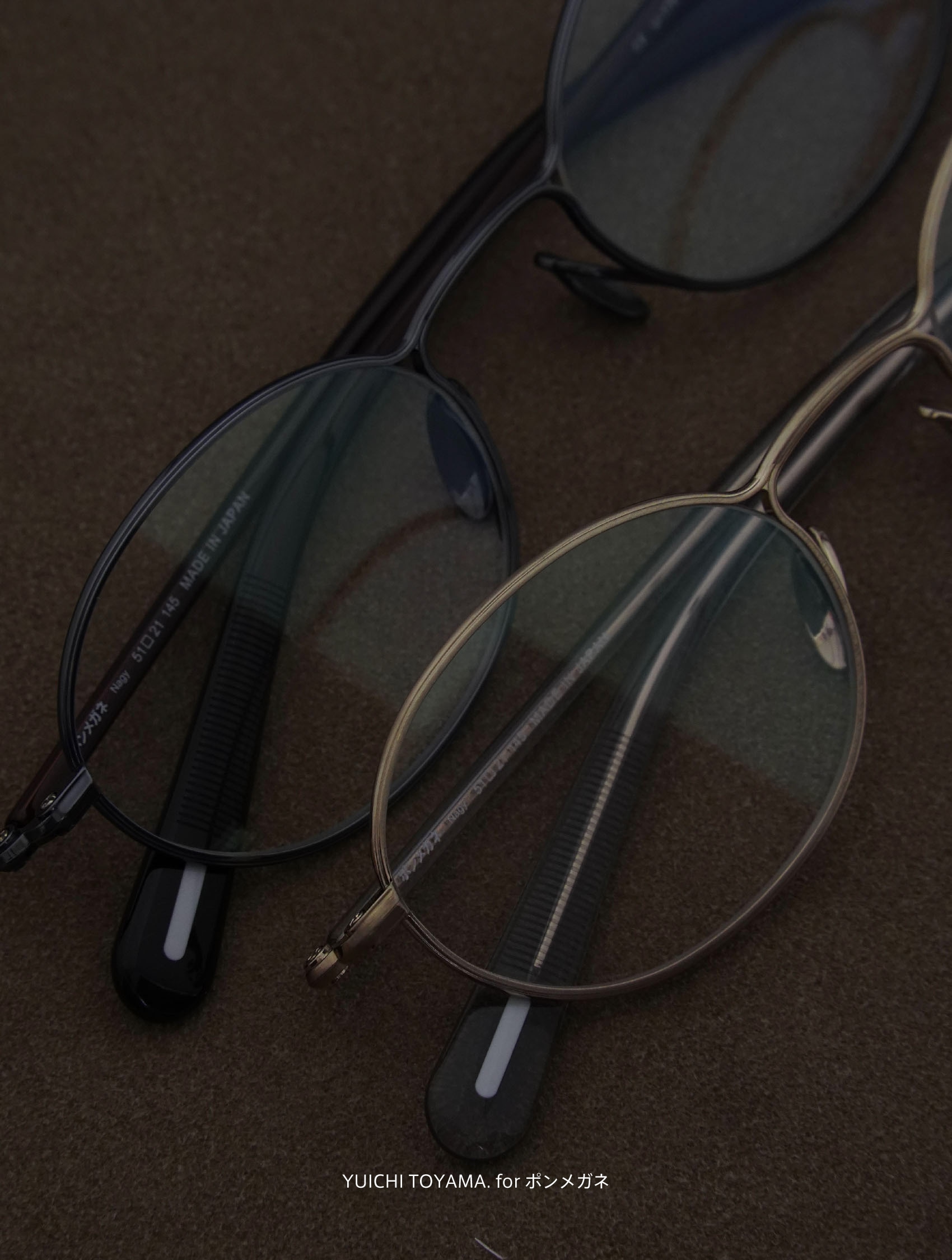 YUICHI TOYAMA. for ポンメガネ 限定色のNagyを販売開始