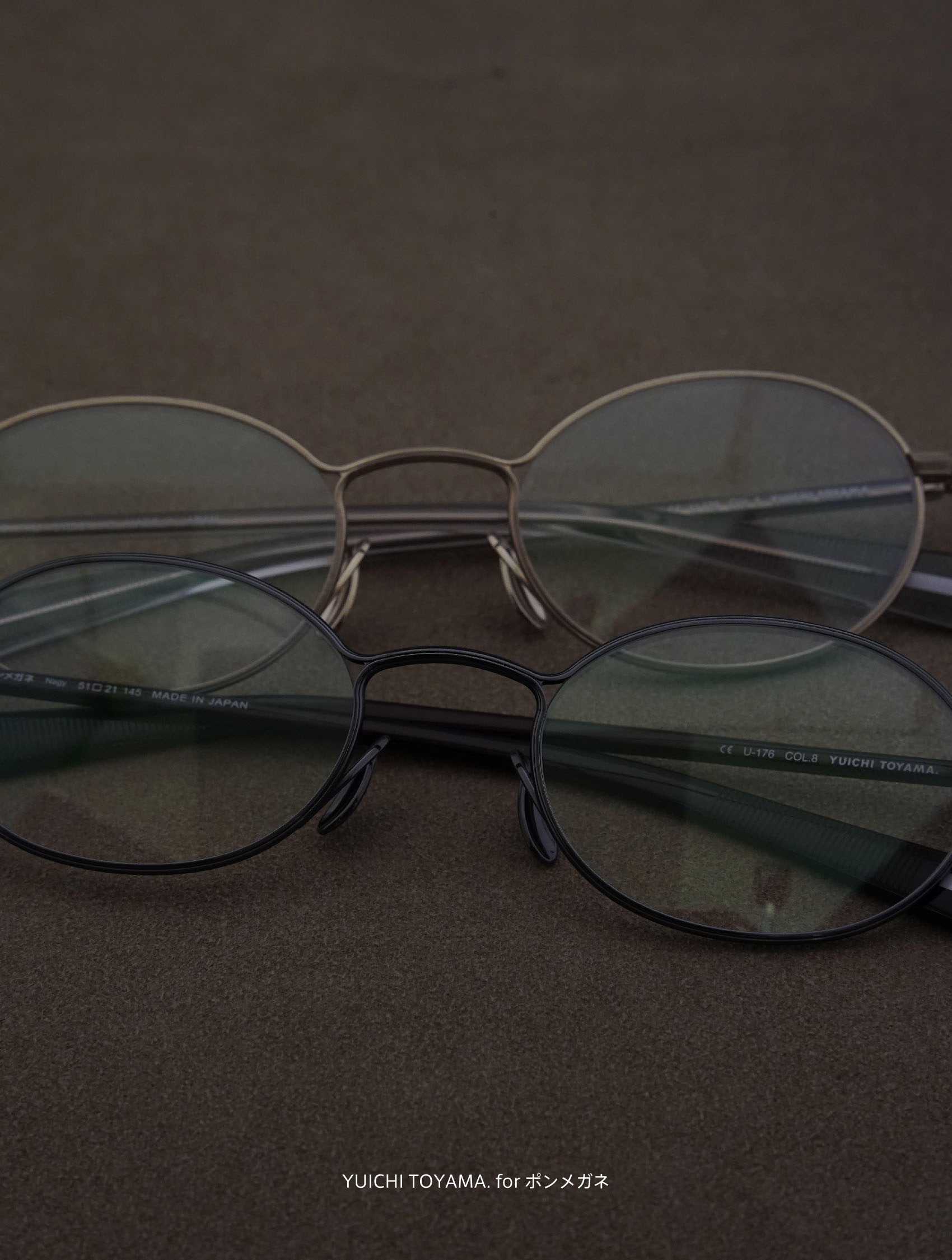 YUICHI TOYAMA. for ポンメガネ 限定色のNagyを販売開始